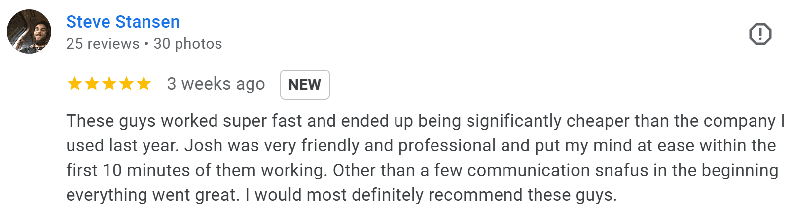 customer review 