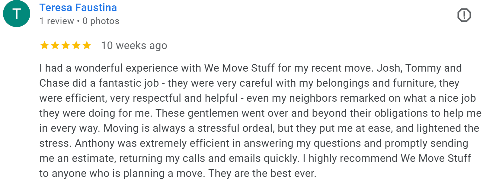 customer review